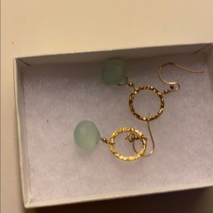 Gold drop earrings